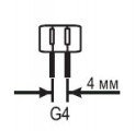 Лампа точечная капсула G4 Navigator JC 12V 20W, фото 3