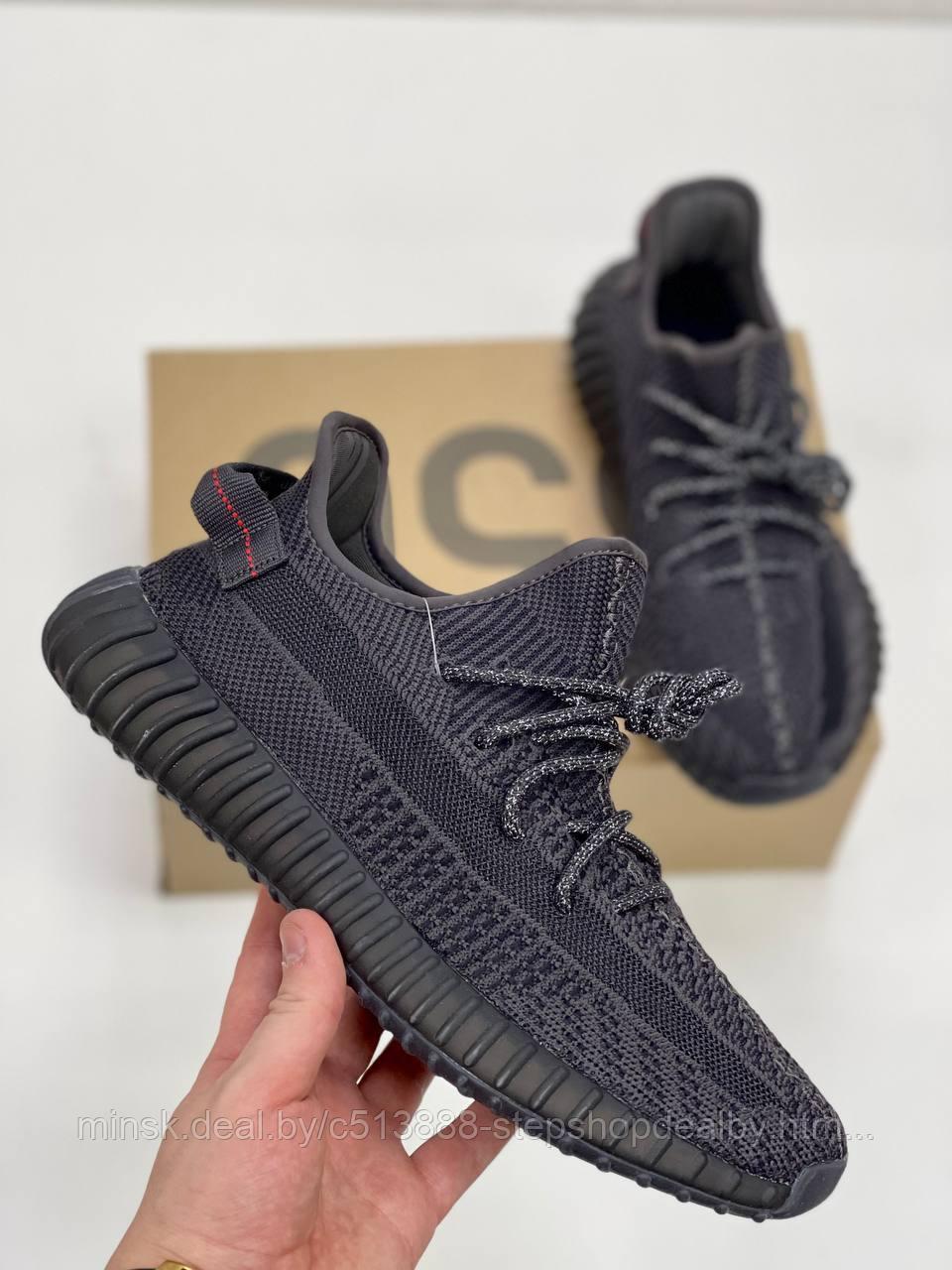 Кроссовки Adidas Yeezy Boost 350 V2 Black Reflective размер 36 - фото 1 - id-p177717825