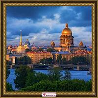 Картина стразами "Панорама Санкт-Петербурга"