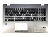 Верхняя часть корпуса (Palmrest) Asus VivoBook X542 с клавиатурой, серо-фиолетовый