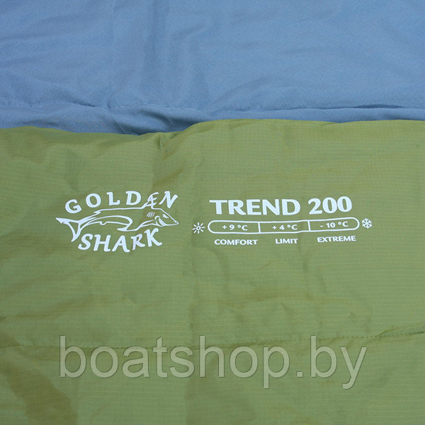 Спальный мешок GOLDEN SHARK Trend 200, 230x82см левая молния - фото 5 - id-p178034247