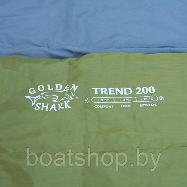 Спальный мешок GOLDEN SHARK Trend 200, 230x82см правая молния - фото 5 - id-p178034281