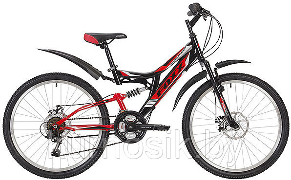 Горный велосипед Foxx Freelander D 24" черный 2022