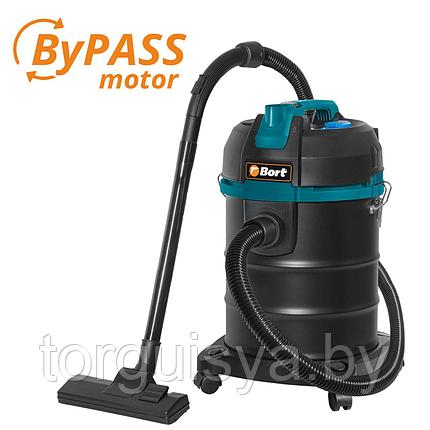 Пылесос строительный Bort BSS-1525 BLACK, фото 2