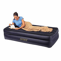 Кровать надувная со встроенным насосом 99х191х42 см, Twin, Intex 66706