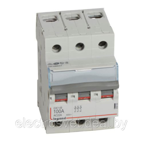 Модульный выключатель нагрузки DX3-IS 100A 3P - фото 1 - id-p178038148