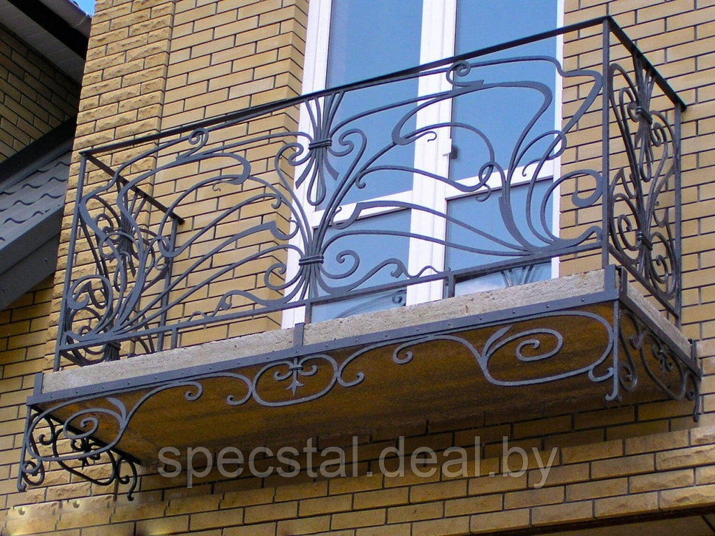 Перила для балкона СК-ОБ-65 - фото 1 - id-p178038998