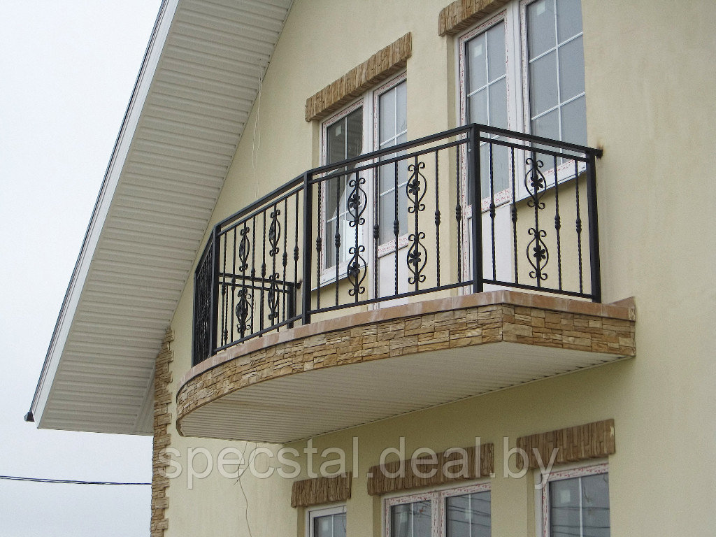 Перила для балкона СК-ОБ-102 - фото 1 - id-p178039035