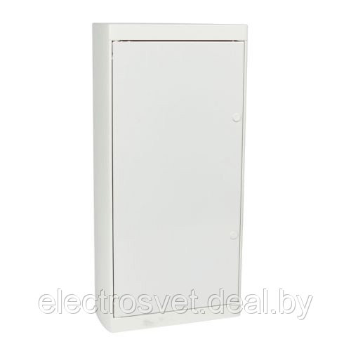 Щиток накл. Nedbox 48М (4х48+1) белая металл. дверь, с клеммами N+PE, IP41 - фото 1 - id-p178040685