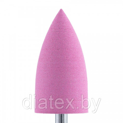 Silver Kiss, Полир силикон-карбидный Конус, 10 мм, тонкий, 410, розовый (Китай) - фото 1 - id-p178040725