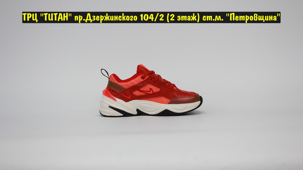 Кроссовки Nike M2K Tekno Red Orange White - фото 5 - id-p178040731