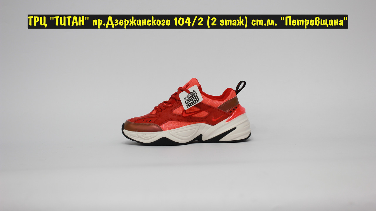 Кроссовки Nike M2K Tekno Red Orange White - фото 3 - id-p178040731