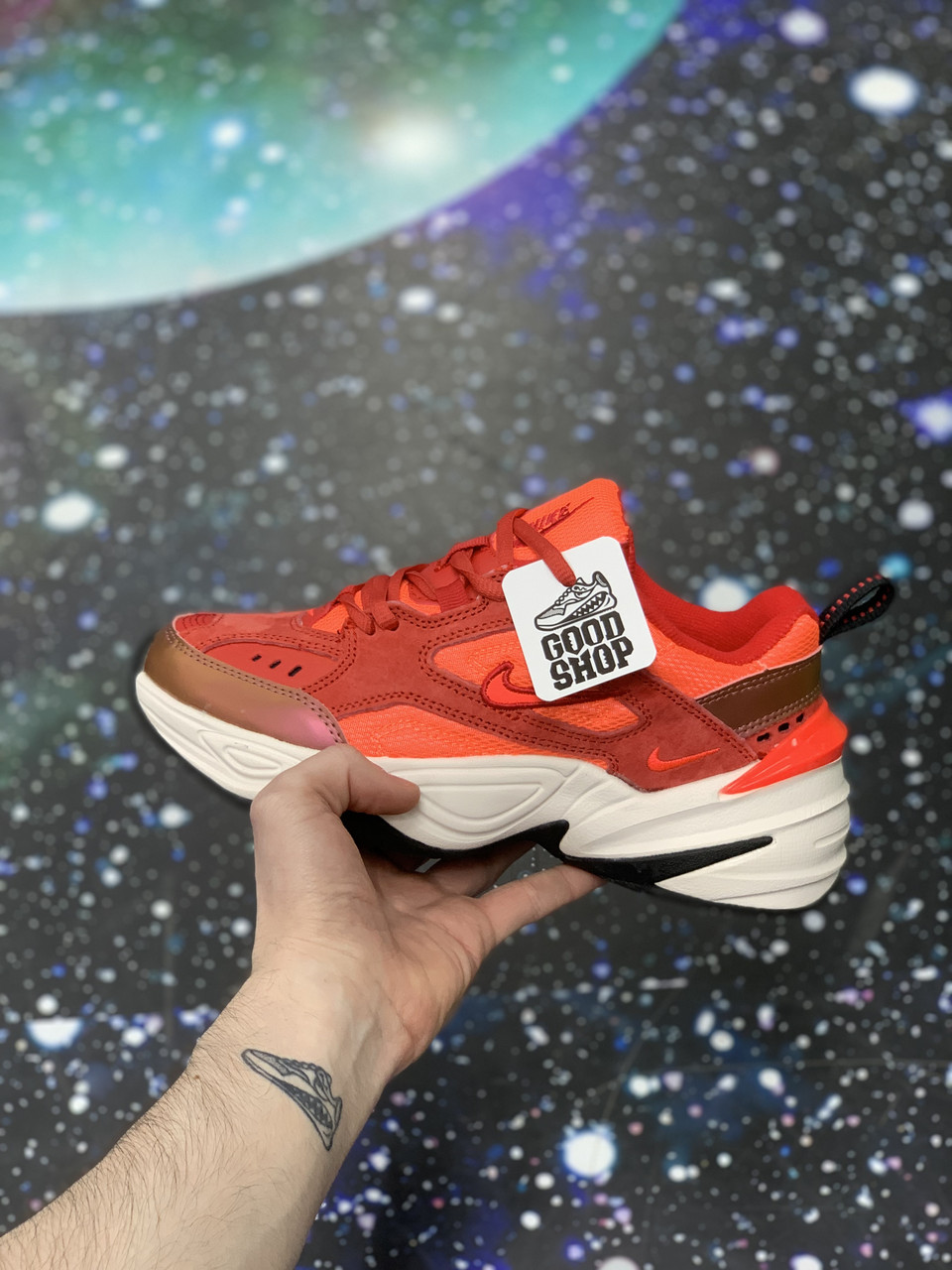 Кроссовки Nike M2K Tekno Red Orange White