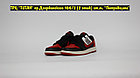 Кроссовки Air Jordan 1 Retro Low Black Red, фото 2