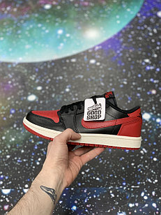 Кроссовки Air Jordan 1 Retro Low Black Red