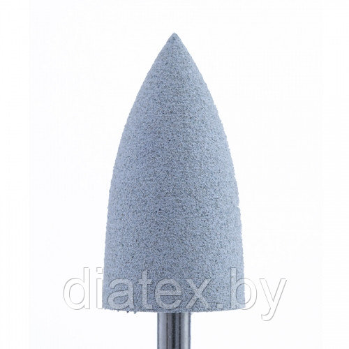 Silver Kiss. Полир силикон-карбидный Конус, 10 мм, средний, 410, серый (Китай) - фото 1 - id-p178042661