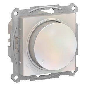 ATN000436 Atlasdesign СВЕТОРЕГУЛЯТОР (диммер) поворотно-нажимной, 630Вт, мех., жемчуг, фото 2