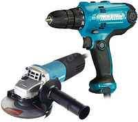 Набор электроинструмента MAKITA DK 0117 в кор. (2 пр.) (DF0300, 9555HN)