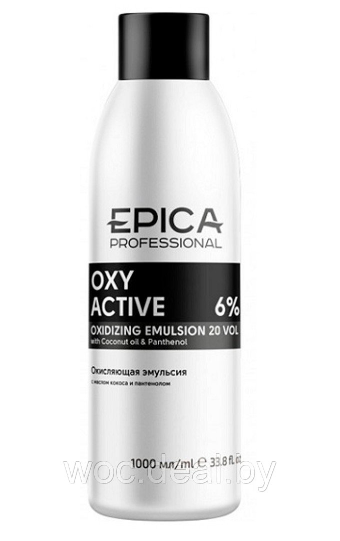 Epica Professional Кремообразная окисляющая эмульсия Oxy Active, 1000 мл, 6% - фото 1 - id-p167857958