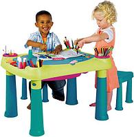 Детский стол Keter Creative Play Table + 2 stools [17184184]
