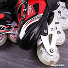 Роликовые коньки Darvish DV-S-11S (р. 30-34, черный/красный), фото 3
