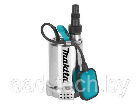 Насос дренажный для чистой воды MAKITA PF 0403 (400 Вт, 7200 л/ч, до 5 м, металлич. корпус) - фото 1 - id-p178071068