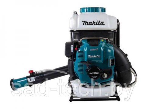 Опрыскиватель ранцевый бензиновый MAKITA PM 7650 H (2700 Вт, 846 м3/ч, 85 м/с, вес 13.3 кг), фото 2