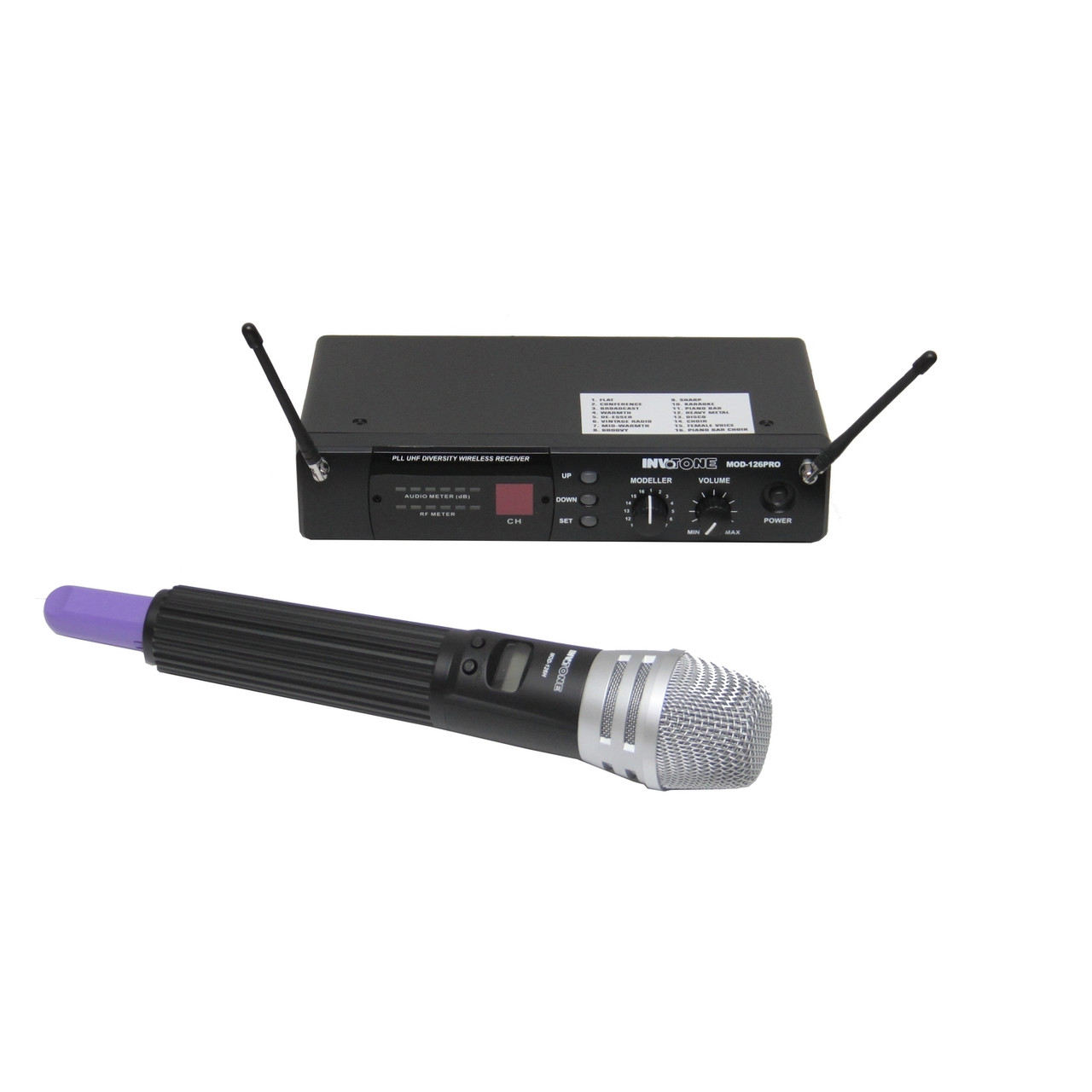 INVOTONE MOD126HH - двухантенная радиосистема с микрофоном