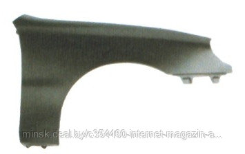 Крыло кузова левое без молдинга DAEWOO LANOS 97-02 - фото 1 - id-p44049244