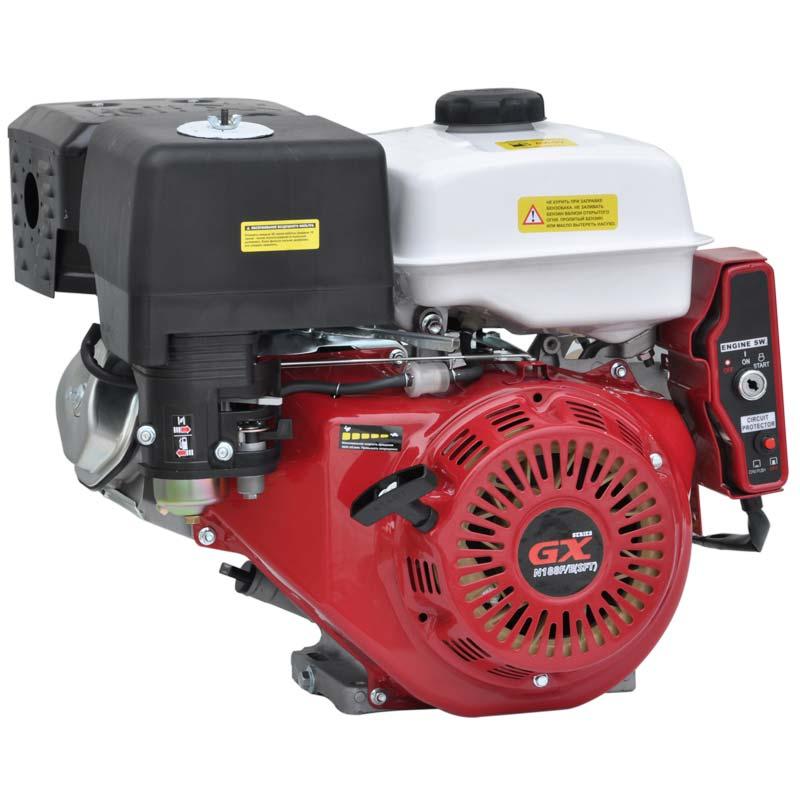 Двигатель бензиновый SKIPER N188F/E(SFT) (ЭЛЕКТРОСТАРТЕР) (13 Л.С., ШЛИЦЕВОЙ ВАЛ ДИАМ. 25ММ Х40ММ)