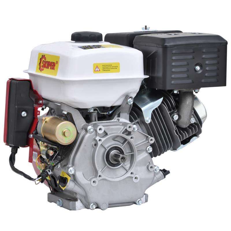 Двигатель бензиновый SKIPER N188F/E(SFT) (ЭЛЕКТРОСТАРТЕР) (13 Л.С., ШЛИЦЕВОЙ ВАЛ ДИАМ. 25ММ Х40ММ) - фото 2 - id-p178078090
