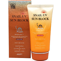 Солнцезащитный крем с муцином улитки Jigott Snail Uv Sun Block Cream, 70мл