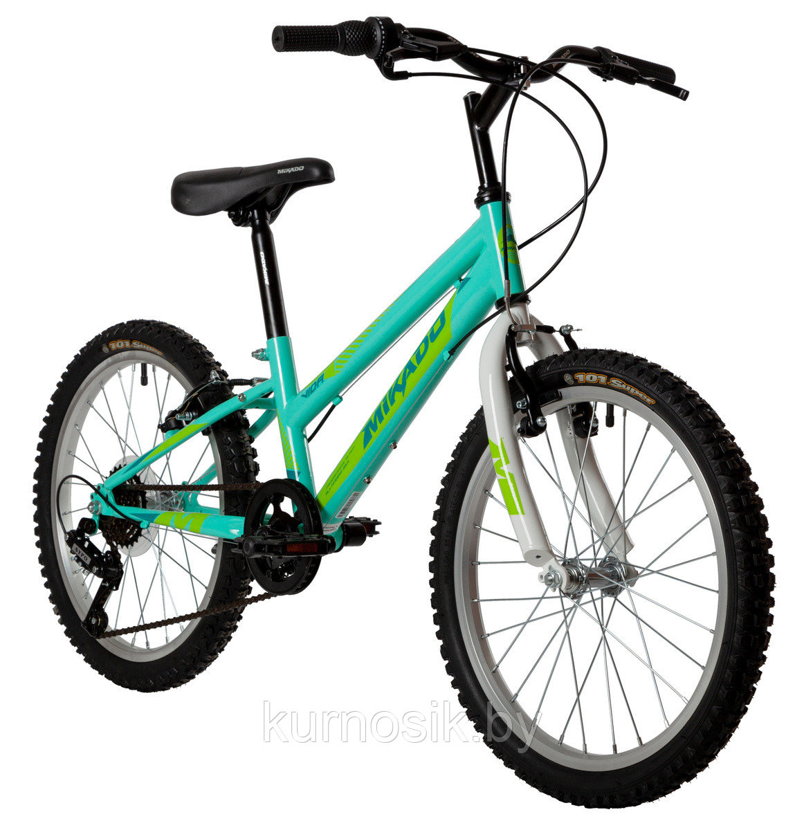 Подростковый велосипед Mikado Vida Kid 20" зеленый 2022 - фото 1 - id-p178087980