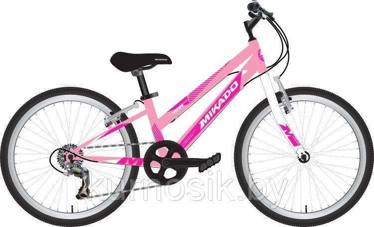 Подростковый велосипед Mikado Vida Kid 20" зеленый 2022 - фото 2 - id-p178087980