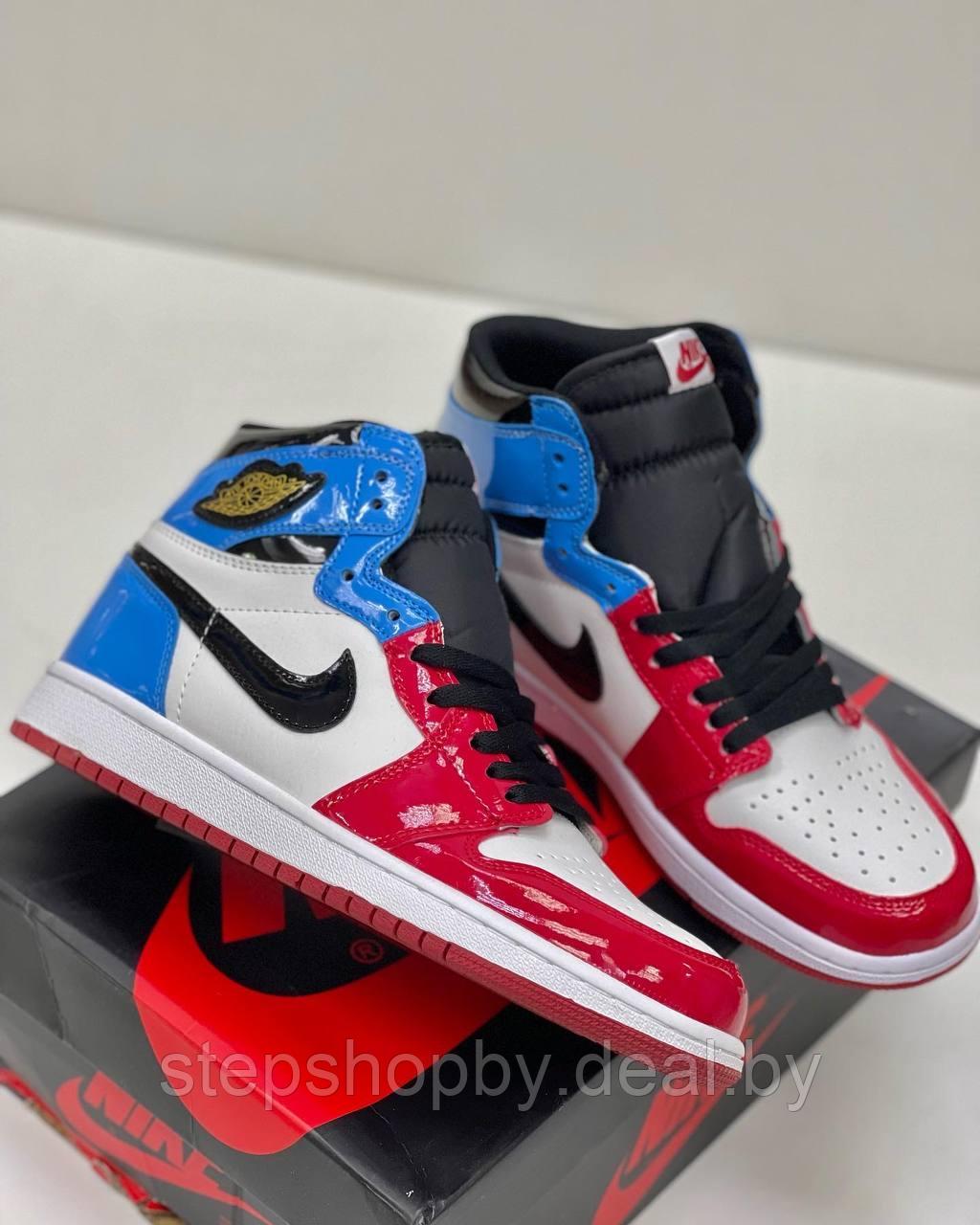 Кроссовки Nike Air Jordan 1 Retro High Fearless UNC Chicago размер - фото 3 - id-p178098704