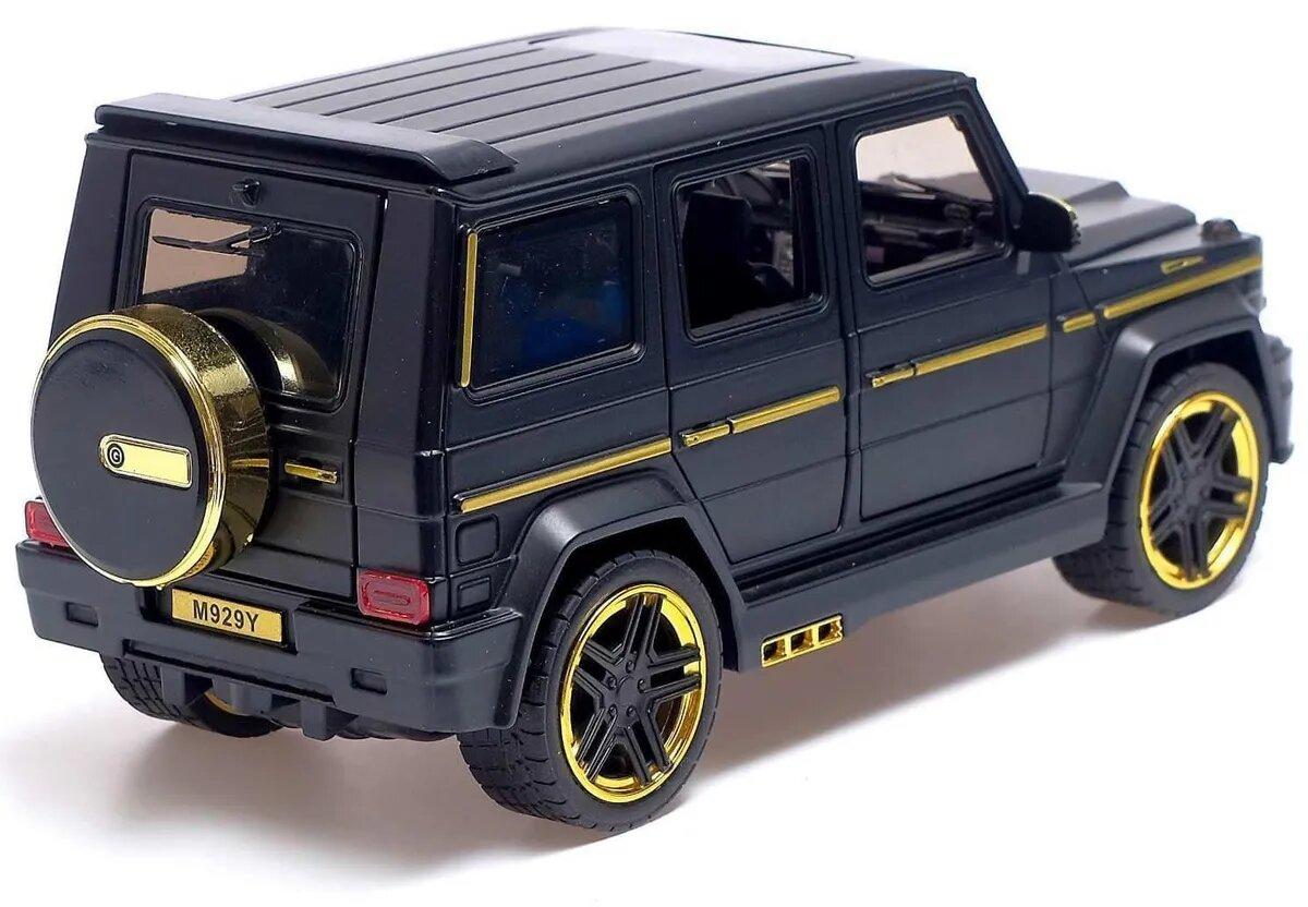 Машинка1:24 Mercedes-Benz G-class Гелендваген металлическая инерционная - фото 5 - id-p178099617