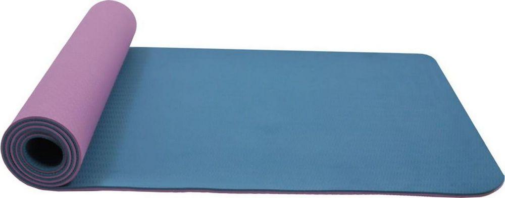 Коврик для йоги и фитнеса 183*61*0,6 двухслойный фиолетовый Bradex SF 0402 - фото 5 - id-p178099681