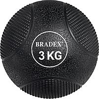 Медбол резиновый 3кг Bradex SF 0772