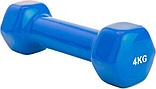 Гантель обрезиненная 4 кг, синяя (rubber covered barbell  4 kg BLUE), фото 3