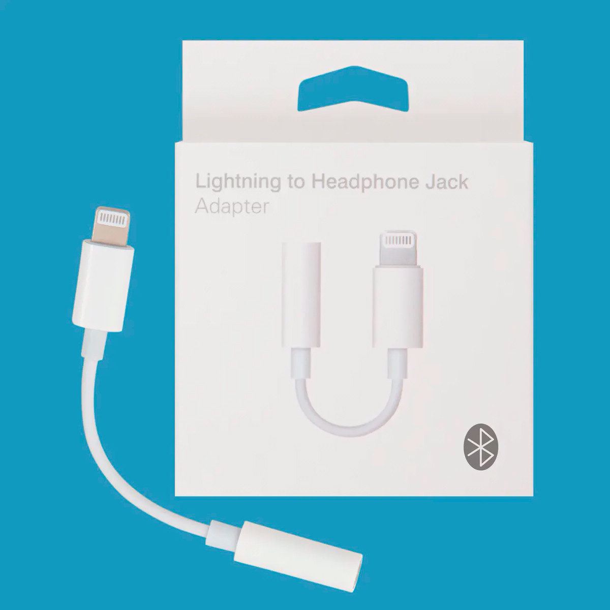 Переходник для наушников Lightning Aux на 3.5 mm Jack (адаптер для зарядки телефона)