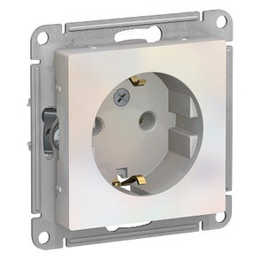 ATN000443 Atlasdesign розетка с заземлением, 16А, механизм, жемчуг, фото 2
