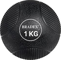 Медбол резиновый 1кг Bradex SF 0770