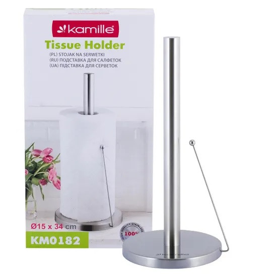 Держатель бумажных полотенец Kamille с зажимом