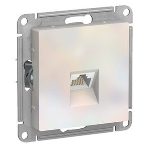 ATN000486 Atlasdesign розетка компьютерная RJ45, кат. 6A, механизм, жемчуг, фото 2