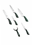 Набор ножей кухонных Hoffmann зеленый, фото 2