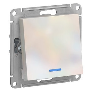 ATN000463 Atlasdesign 1-кл переключатель с подсветкой, сх.6а, 10АХ, механизам, жемчуг, фото 2