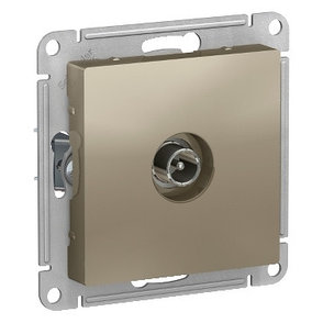 ATN000592 Atlasdesign TV розетка проходная 4DB, механизм, шампань, фото 2