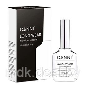 Легкоудаляемое финишное покрытие Canni No-wipe Topcoat, 18мл