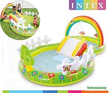 Детский надувной игровой центр бассейн Intex Мой Сад 57154