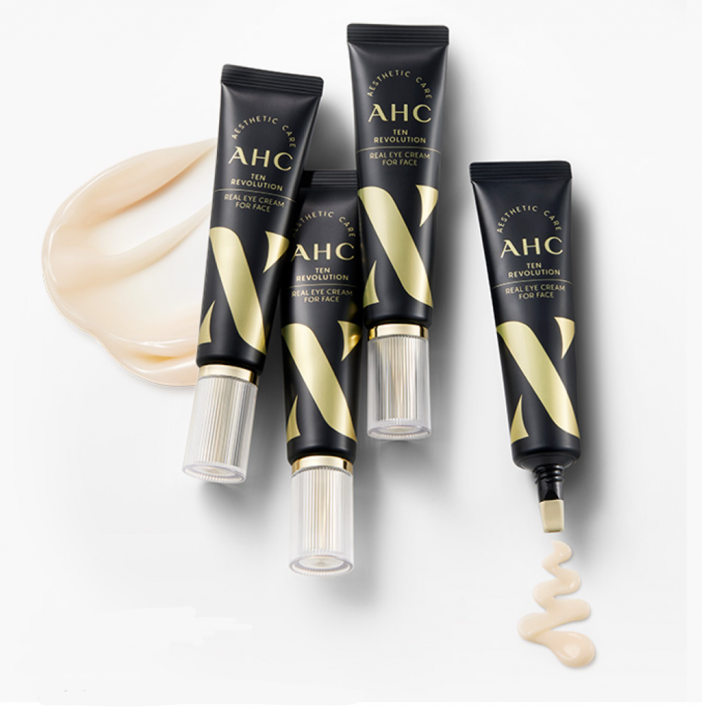 Антивозрастной крем для век с эффектом лифтинга AHC Ten Revolution Real Eye Cream For Face 30 МЛ